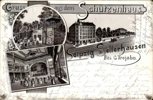 Litho Sellerhausen Stünz Leipzig in Sachsen, Schützenhaus