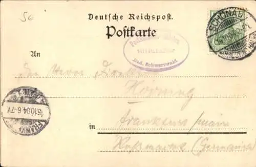 Litho Aitern im Schwarzwald, Badischer Belchen, Belchenhotel