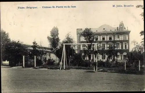 Ak Thieu Le Rœulx Wallonien Hennegau, Château St. Pierre