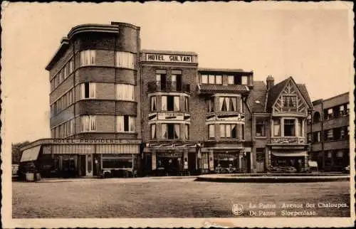 Ak La Panne De Panne Westflandern, Avenue des Chaloupes, Hotel Sultan