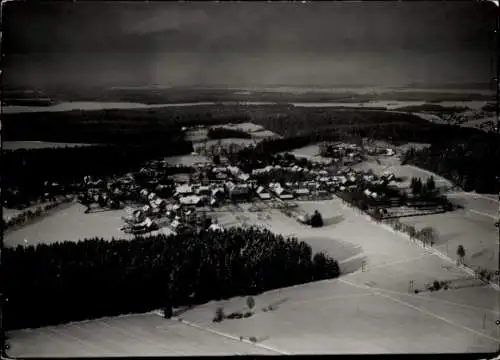 Ak Breitenbruch Arnsberg im Sauerland, Auf dem Bild ist ein schwarz-weiß Luftbild des Ortes Kö...