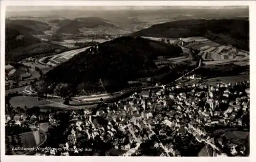 Ak Nagold im Schwarzwald, Fliegeraufnahme