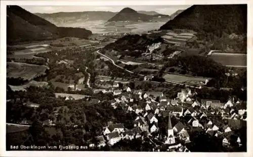 Ak Bad Überkingen in Württemberg, Fliegeraufnahme