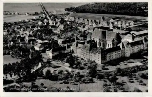 Ak Wiblingen Ulm an der Donau, Schloss, Fliegeraufnahme