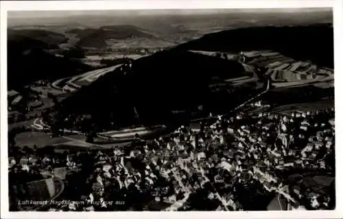 Ak Nagold im Schwarzwald, Fliegeraufnahme