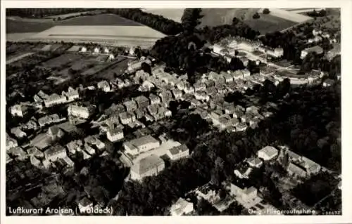 Ak Bad Arolsen in Hessen, Fliegeraufnahme