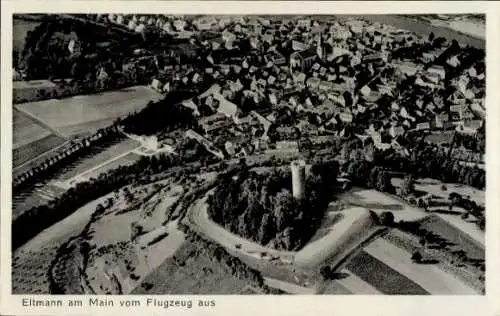 Ak Eltmann in Unterfranken, Luftaufnahme
