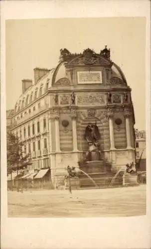 Foto Paris, Brunnen St. Michel