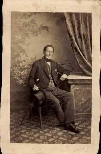 CdV Ernst Karl Heinrich von Schimmelmann, preußischer Oberforstmeister, Portrait