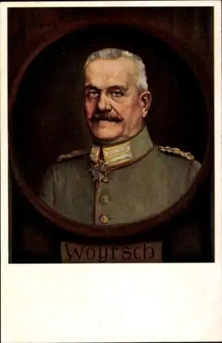 Künstler Ak Ulmer, F., Generalfeldmarschall Remus von Woyrsch, Portrait