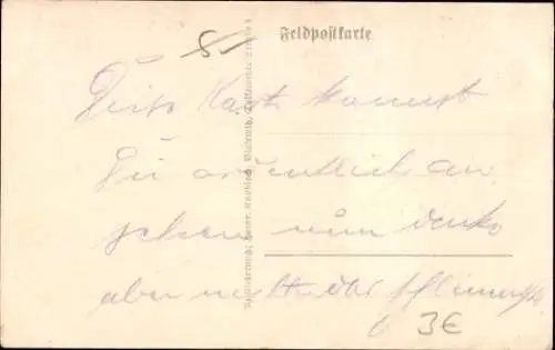 Ak Trocken Brot mit Hanf, Enttäuschter Soldat mit wenig Essen