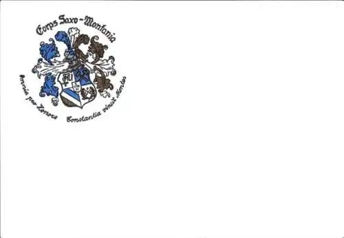 Studentika Ak Aachen, Corps Saxo-Montania, Wappen