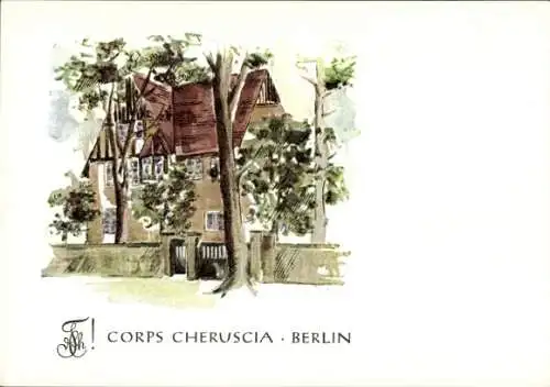 Studentika Ak Berlin, Corps Cheruscia, Corpshaus, Zirkel
