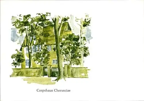 Studentika Ak Berlin Lichterfeste West, Corpshaus Corps Cheruscia, Ringstr. 89