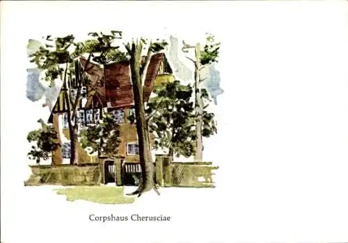 Studentika Ak Berlin, Corps Cheruscia im WSC, Corpshaus Ringstr. 89