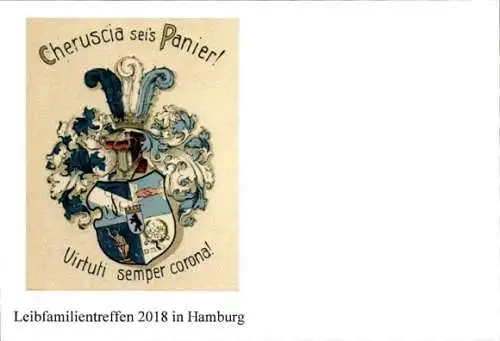 Studentika Ak Corps Cheruscia, Wappen, Leibfamilientreffen 2018 in Hamburg