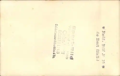 Foto Radrennfahrer de Best, Portrait