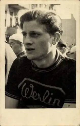 Foto deutscher Radrennfahrer Günther Schulz, Portrait