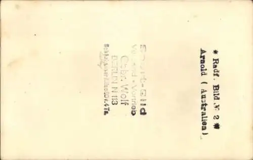 Foto australischer Radrennfahrer Arnold, Portrait