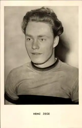 Foto Radrennfahrer Heinz Ziege, Portrait