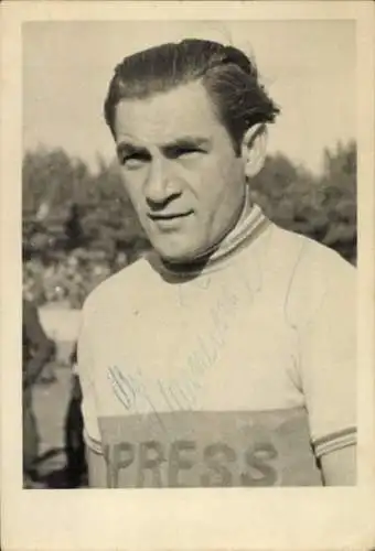 Foto Deutscher Radrennfahrer Matthias Pfannenmüller, Portrait, Autogramm