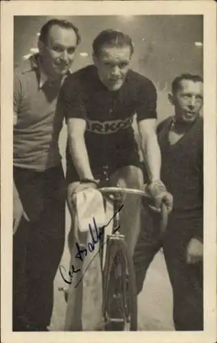 Foto Radrennfahrer Bakker, Portrait, Autogramm