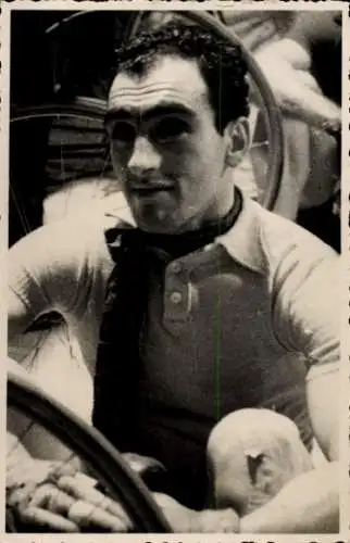 Foto Radrennsportler Gottfried Keller, Portrait, Autogramm