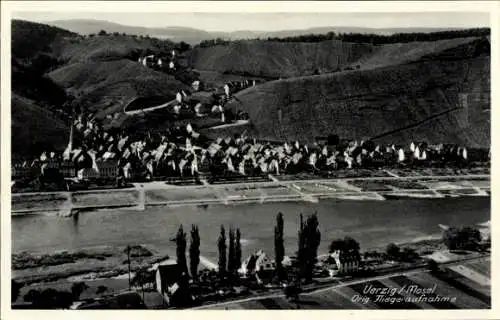 Ak Uerzig Ürzig an der Mosel, Fliegeraufnahme