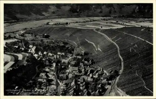 Ak Neumagen Dhron an der Mosel, Fliegeraufnahme