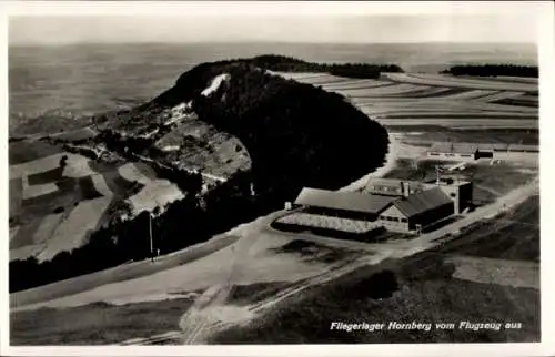 Ak Schwäbisch Gmünd in Württemberg, Fliegerlager Hornberg, Fliegeraufnahme