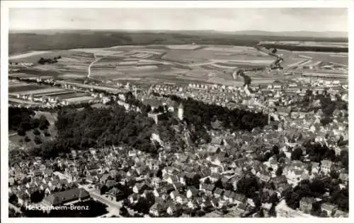 Ak Heidenheim an der Brenz Württemberg, Fliegeraufnahme