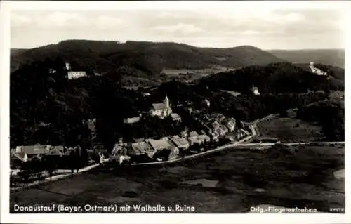 Ak Donaustauf in der Oberpfalz, Fliegeraufnahme, Walhalla
