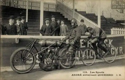 CPA Les Sports, Andre entrainant Quessard