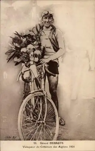 CPA Gerard Debaets, Vainqueur du Criterium des Aiglons 1924