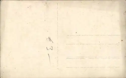 Foto Ak Kind auf einem Schaukelpferd, Portrait