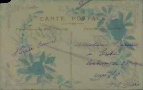 Zelluloid Ak Glückwunsch, Vergissmeinnicht