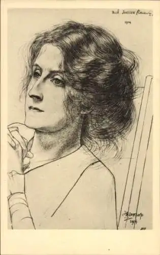 Künstler Ak Toorop, J., Mlek Janssen