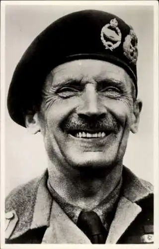 Ak Generalfeldmarschall Bernard Montgomery, Porträt