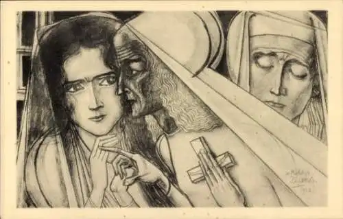 Künstler Ak Toorop, J., De profetesse