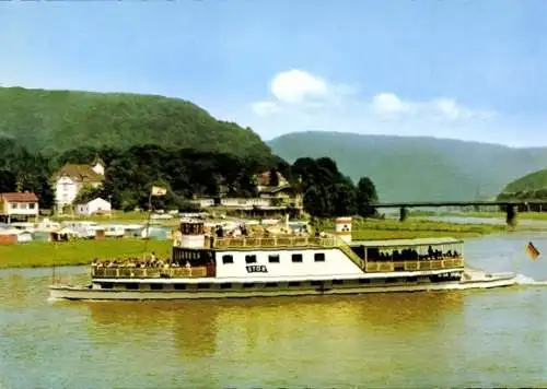 Ak Solbad Karlshafen, MS Stör, Fahrgastschiff