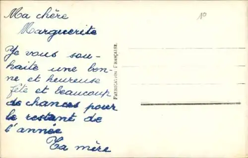 Ak Frau mit Hut, Portrait