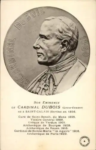 Ak Kardinal Guillaume Dubois, Portrait, Profilansicht