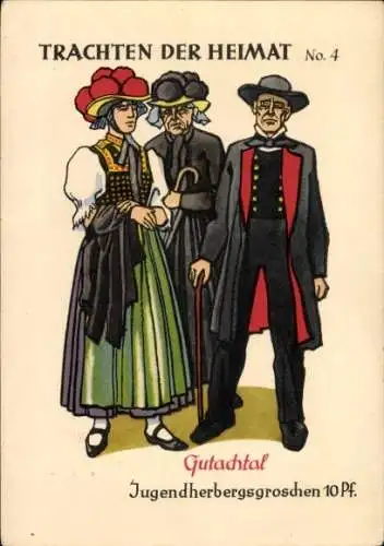 Ak Trachten der Heimat, Gutachtal, Jugendherbergsgroschen