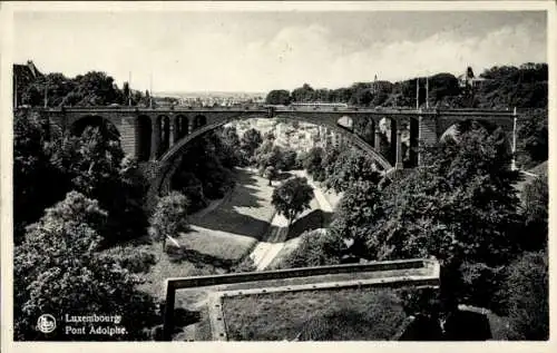 Ak Luxemburg, Pont Adolphe