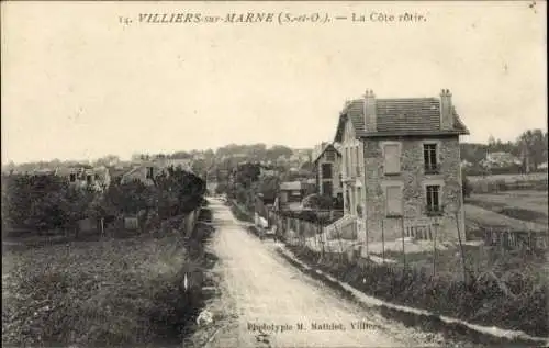 CPA Villiers sur Marne Val de Marne, La Cote rotie