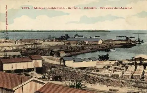 Ak Dakar Senegal, Dakar, Arsenal, Hafen, Westafrika, Schiffe, Lagerhäuser