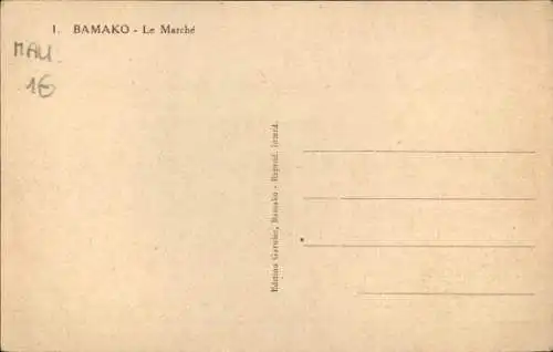 Ak Bamako Mali, Markthalle
