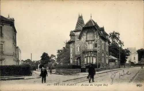 Ak Bry sur Marne Val de Marne, Avenue du Sergent Hoff