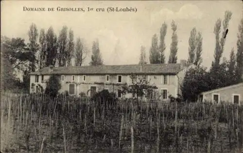 Ak Saint Loubès Gironde, Gebiet von Grisolle