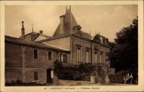 Ak Genissac Gironde, Schloss